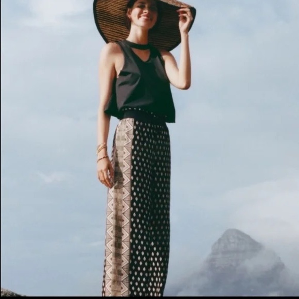 New ~ Maeve by Anthropologie Rooibos Wide Leg Pants Size S